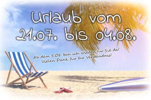Urlaubspause